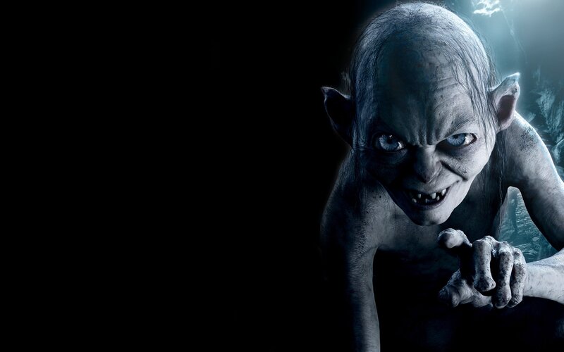 Gollum Character — Black, Dramatic, 3d Render