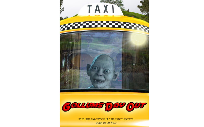 Gollum in a Taxi