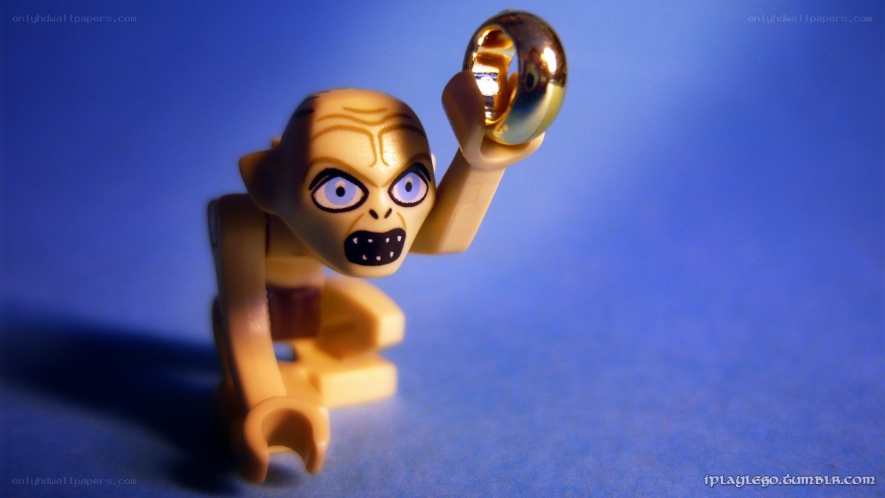Gollum with the One Ring