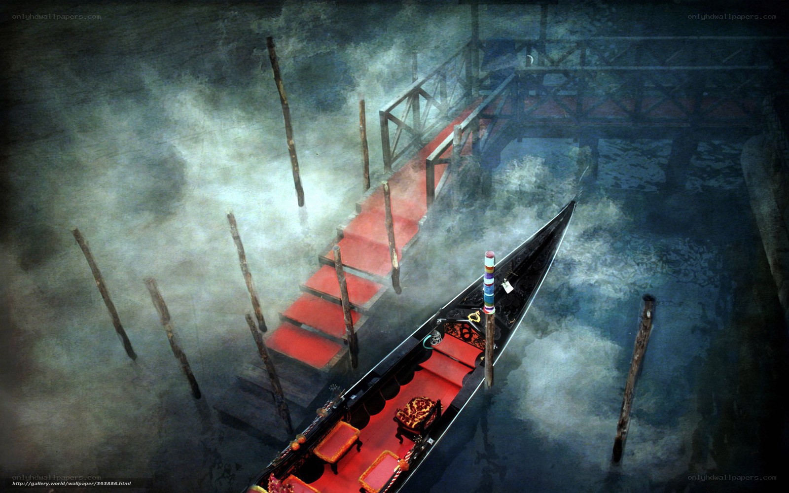 Gondola in Venetian Fog