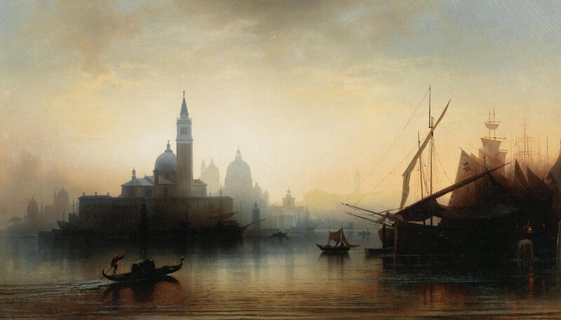 Gondola in Venice — Brown