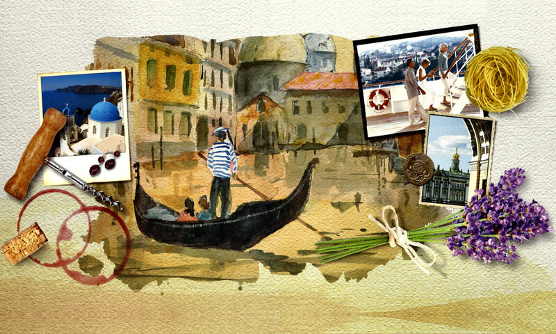 Gondola in Venice — Yellow