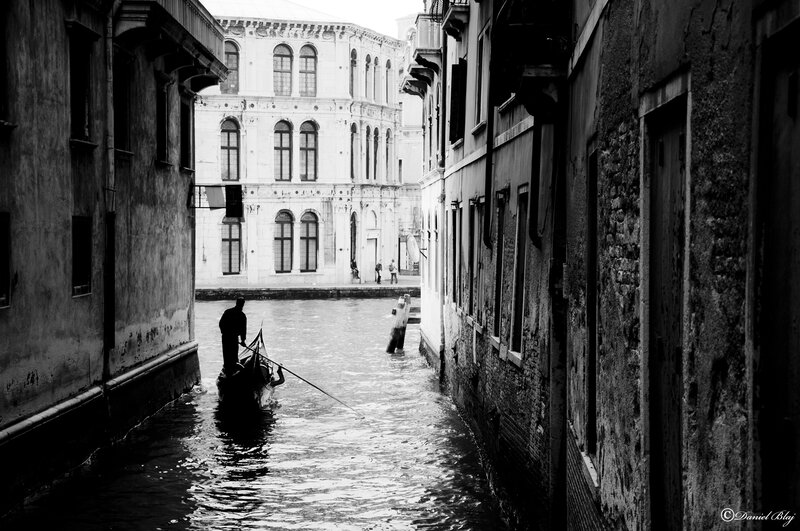 Gondola on a Venetian canal