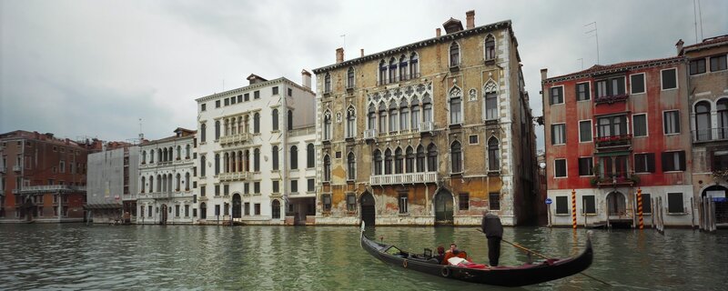 Gondola on a Venetian canal