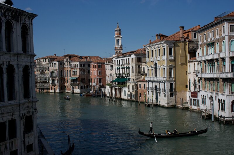 Gondola on a Venetian canal