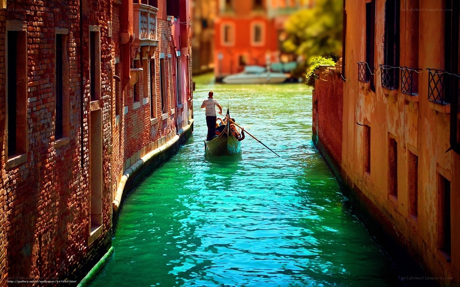 Gondola on a Venetian canal