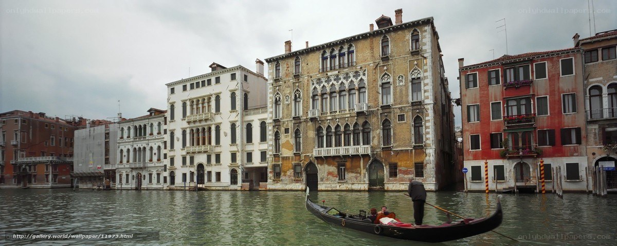 Gondola on a Venetian canal