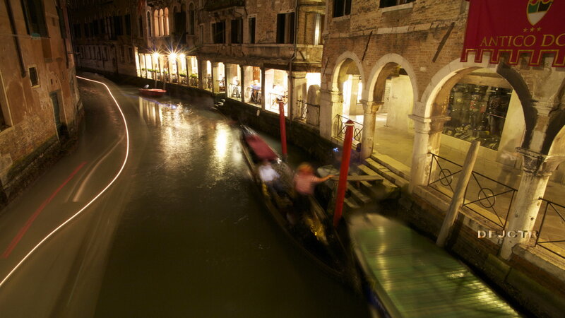 Gondola on Canal — Brown, Serene