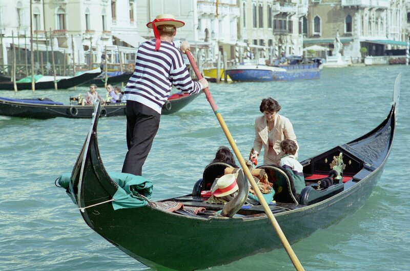 Gondola ride in Venice