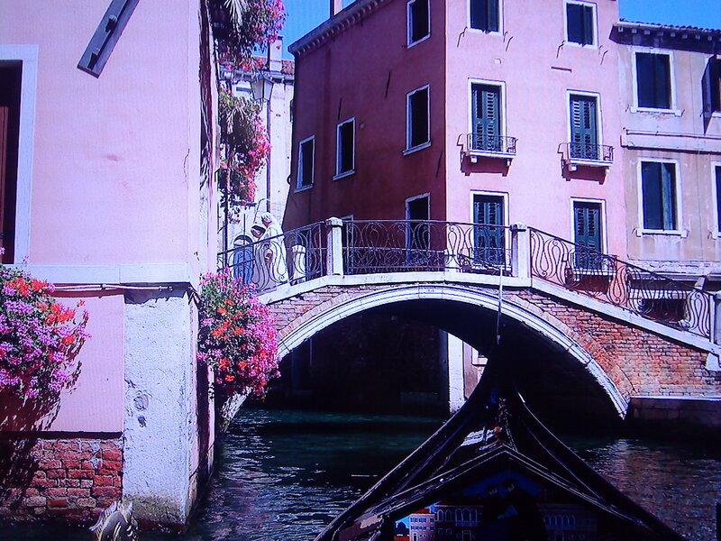 Gondola under Bridge — Pink