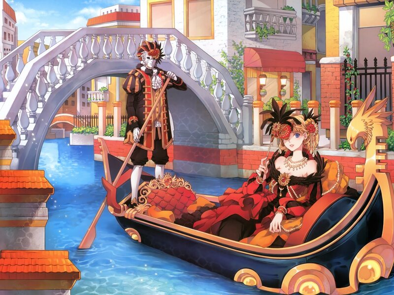 Gondola with Passengers