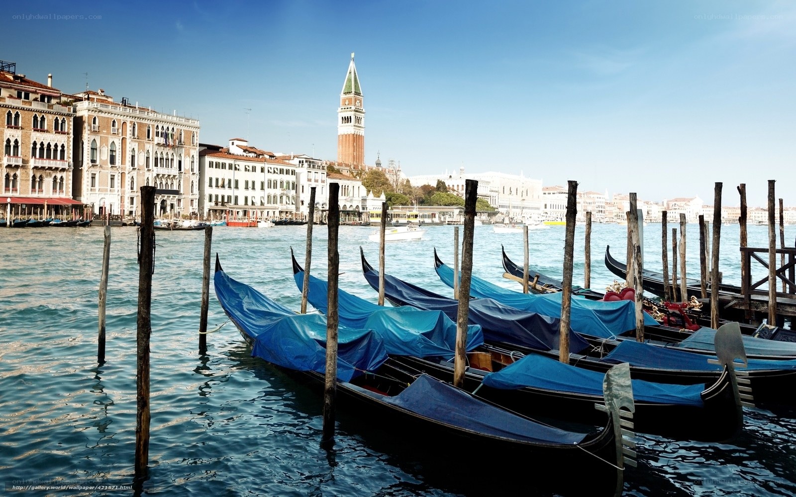 Gondolas at Grand Canal