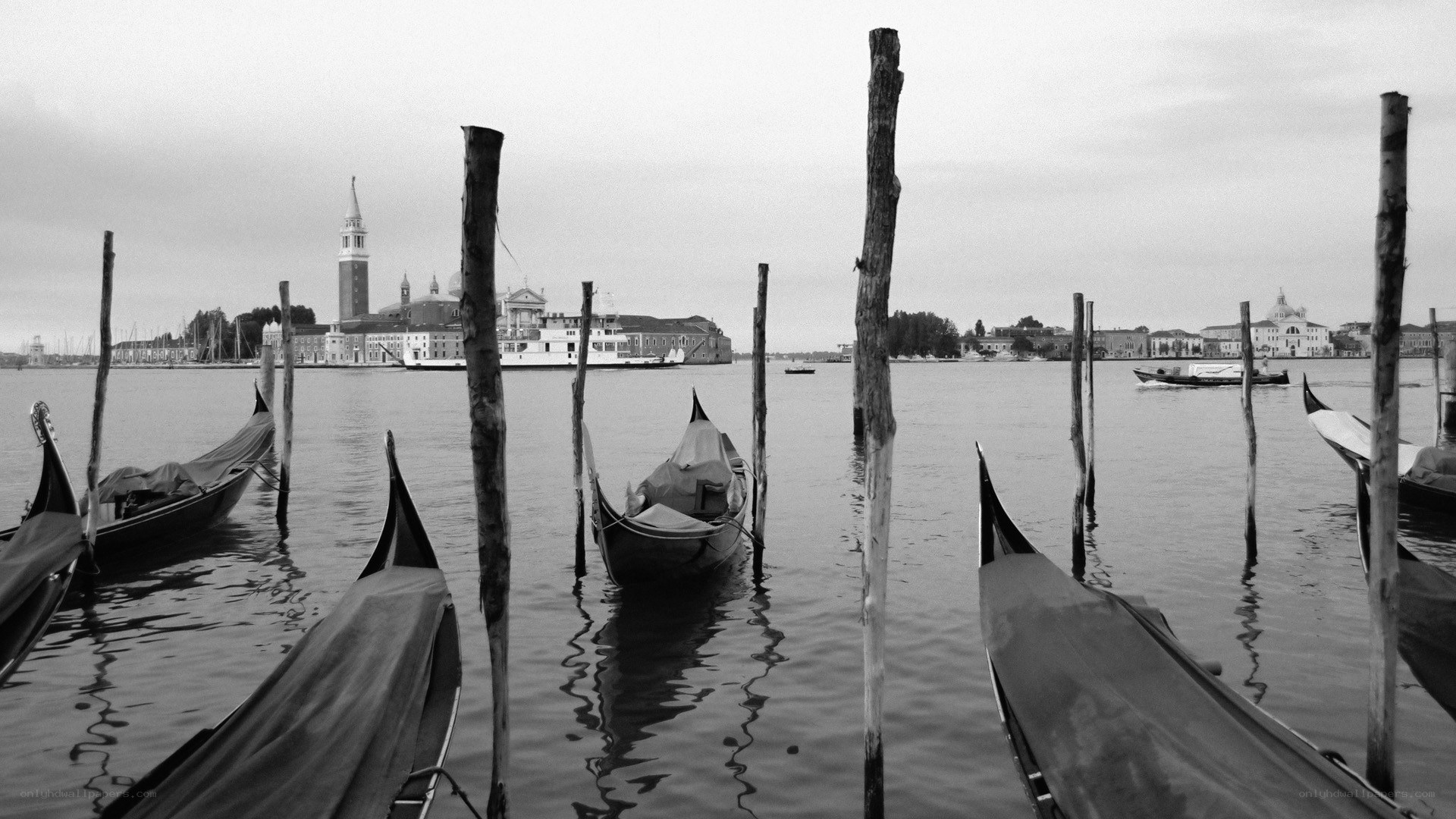 Gondolas in Venice