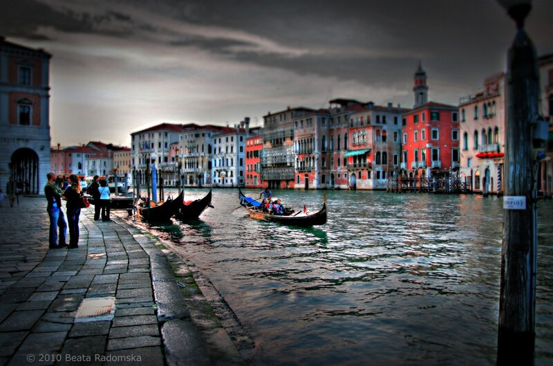 Gondolas on the Grand Canal