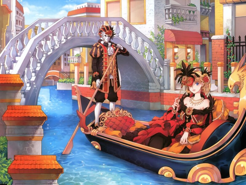 Gondolier and Passenger