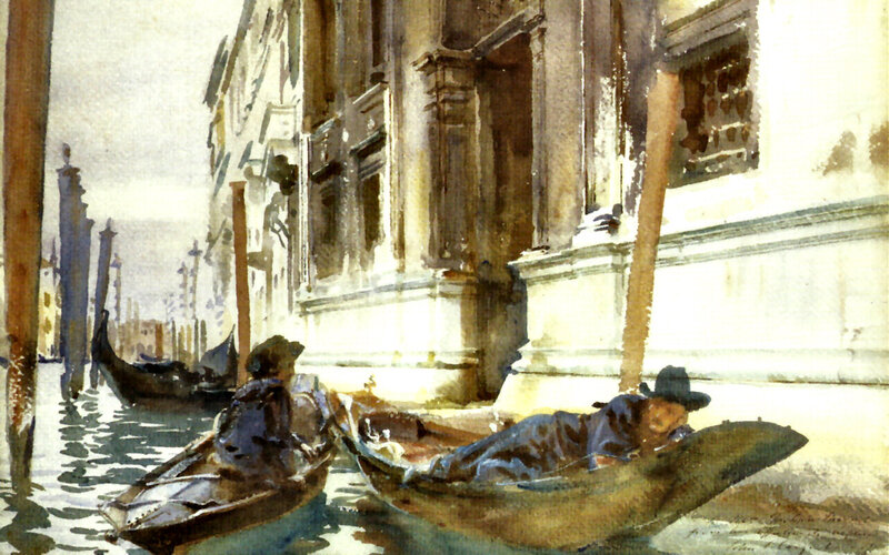 Gondoliers in Gondolas