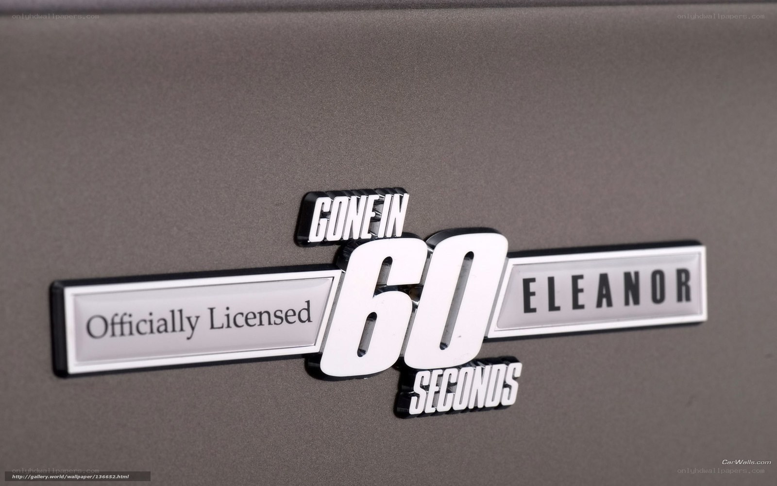 Gone in 60 Seconds badge