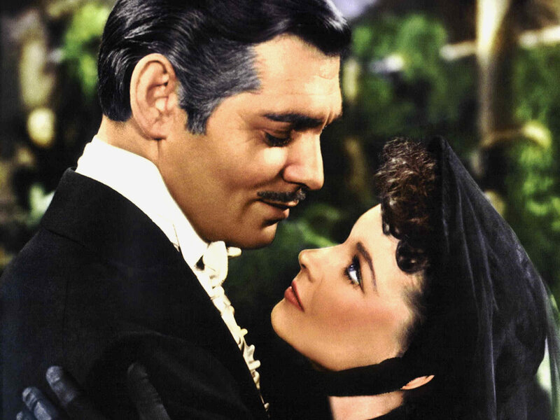 Gone with the Wind romantic scene