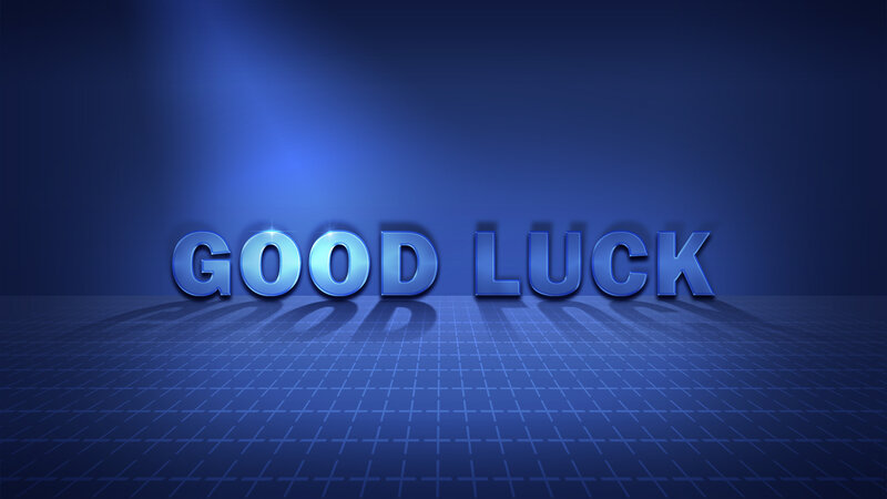 Good Luck Text