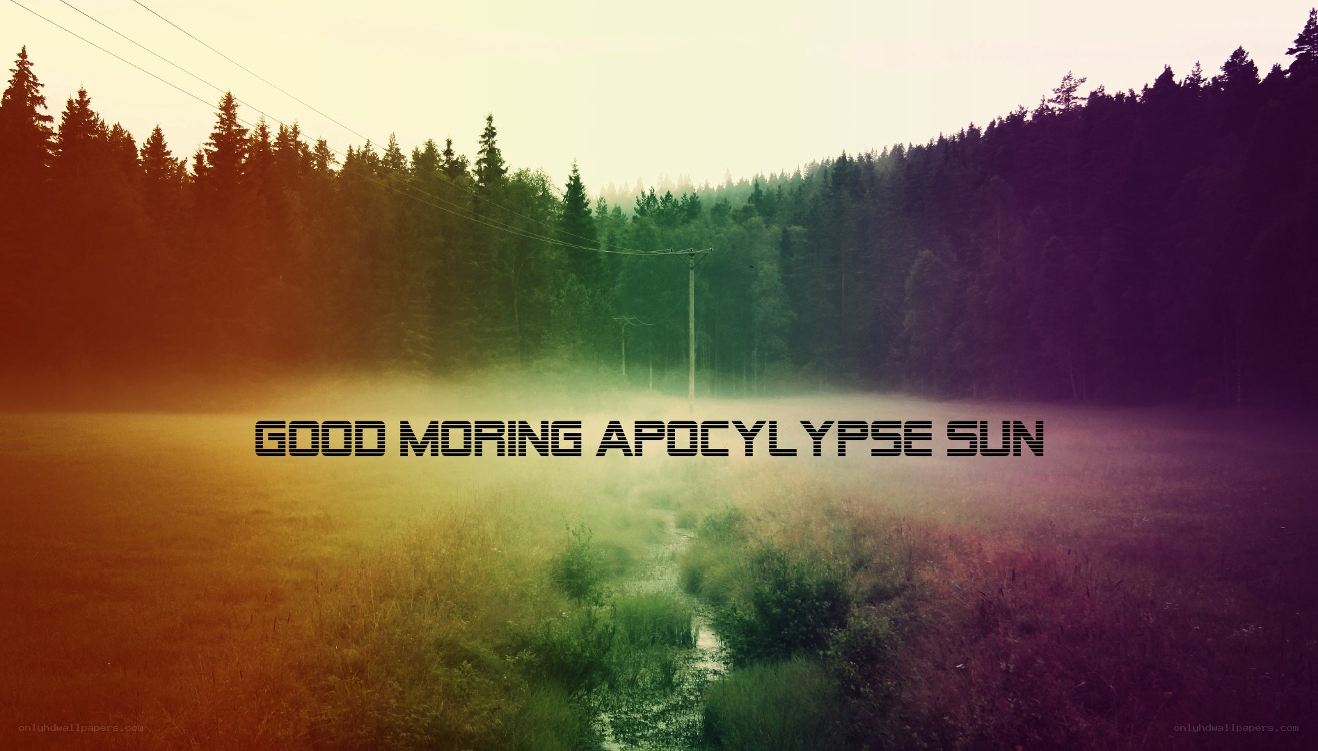 Good morning apocalypse sun
