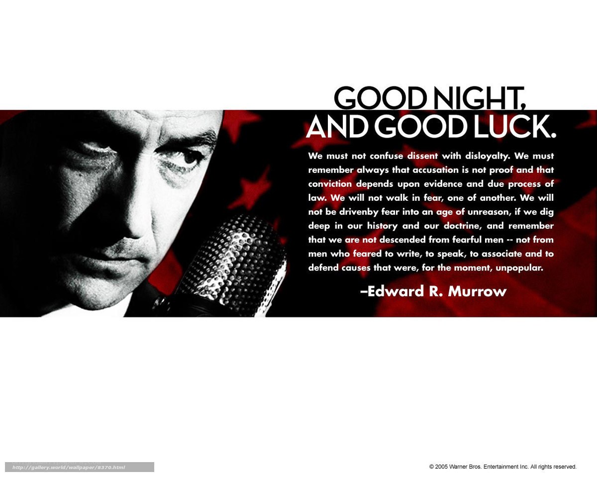 Good Night and Good Luck