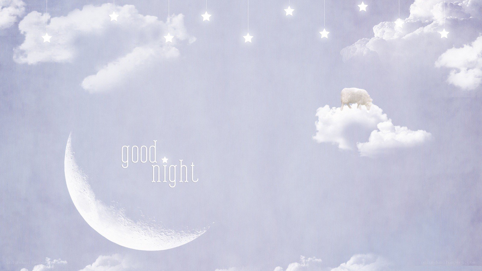 good night sky scene