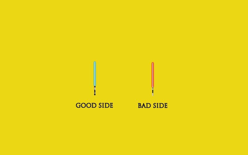 Good side vs bad side