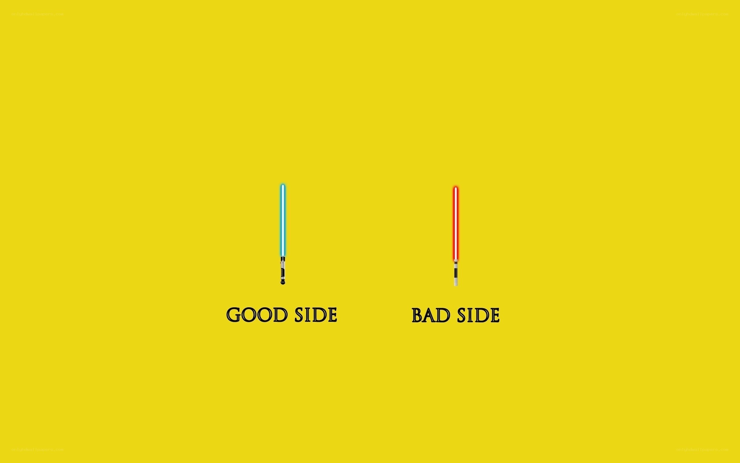 Good side vs bad side