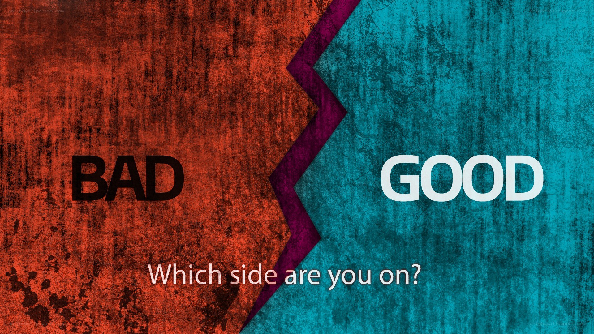 good vs bad side