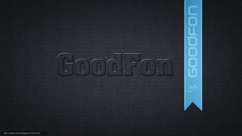 GoodFon logo on dark background