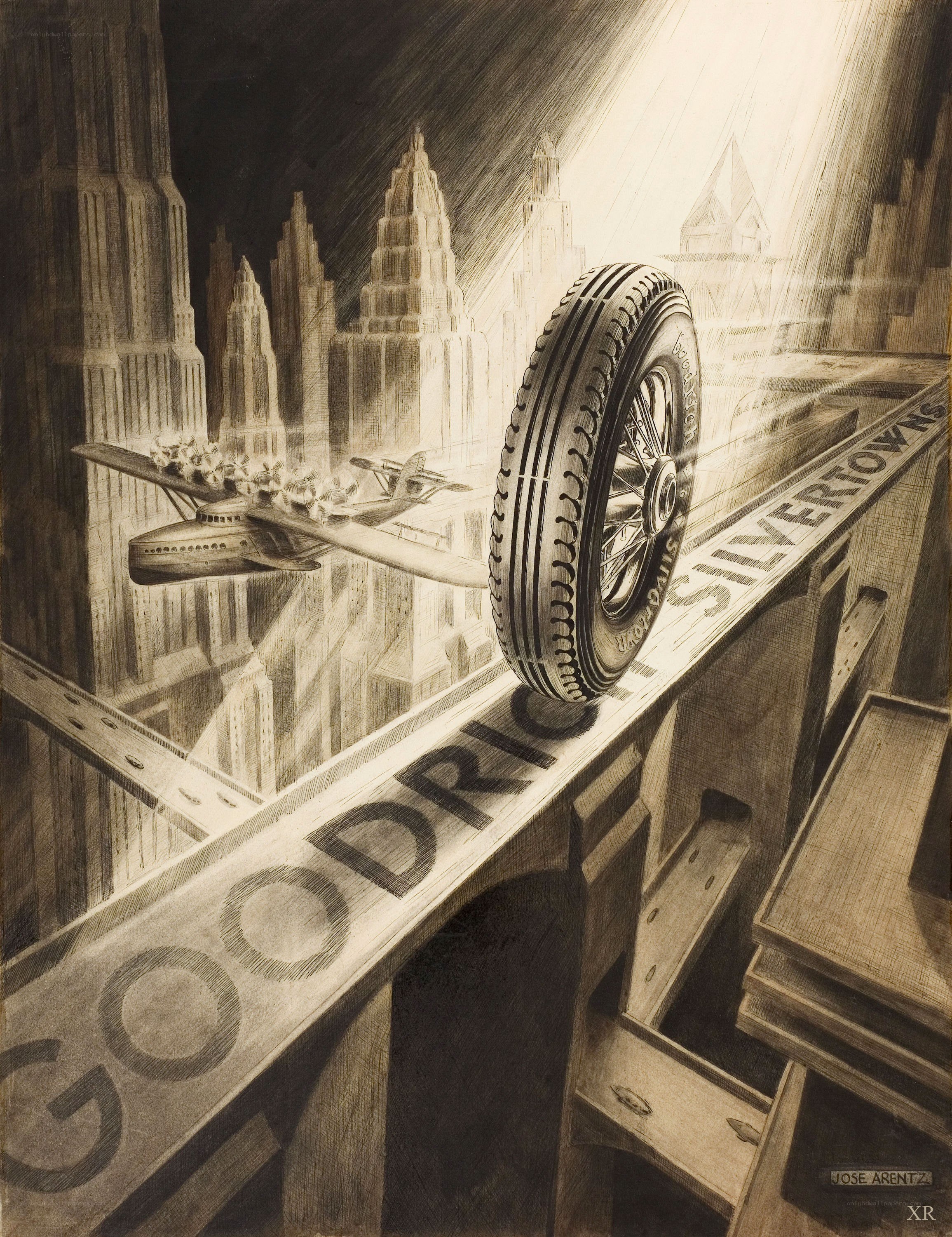 Goodrich tire advertisement