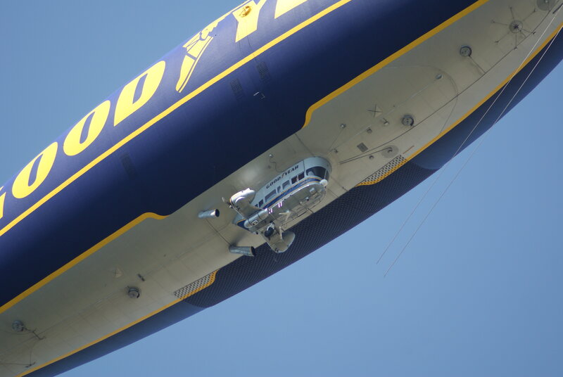 Goodyear Blimp — Blue, Serene, Afternoon