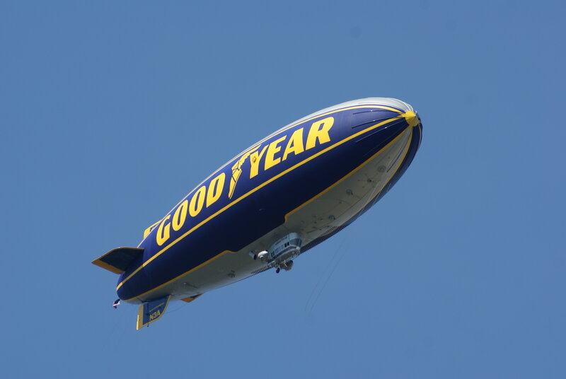 Goodyear Blimp — Blue, Serene