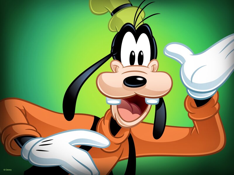 Goofy Cartoon Character — Green