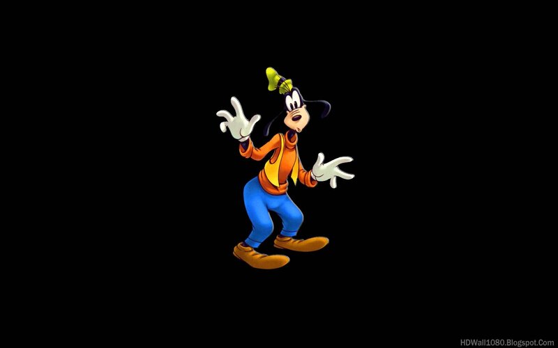 Goofy Character — Black