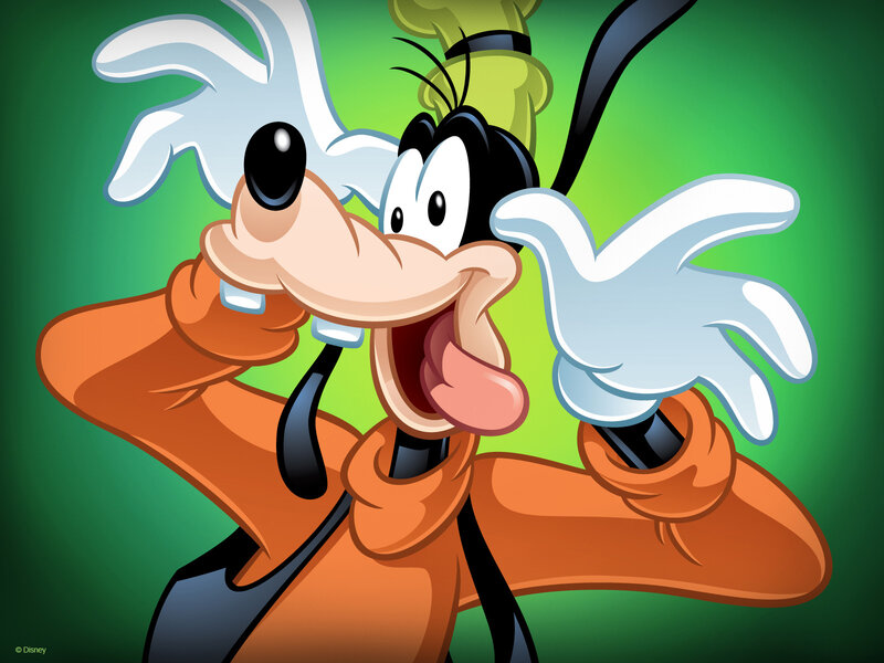 Goofy Character — Green