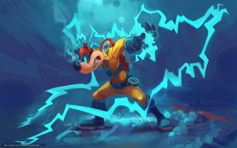 Goofy in a sci-fi suit