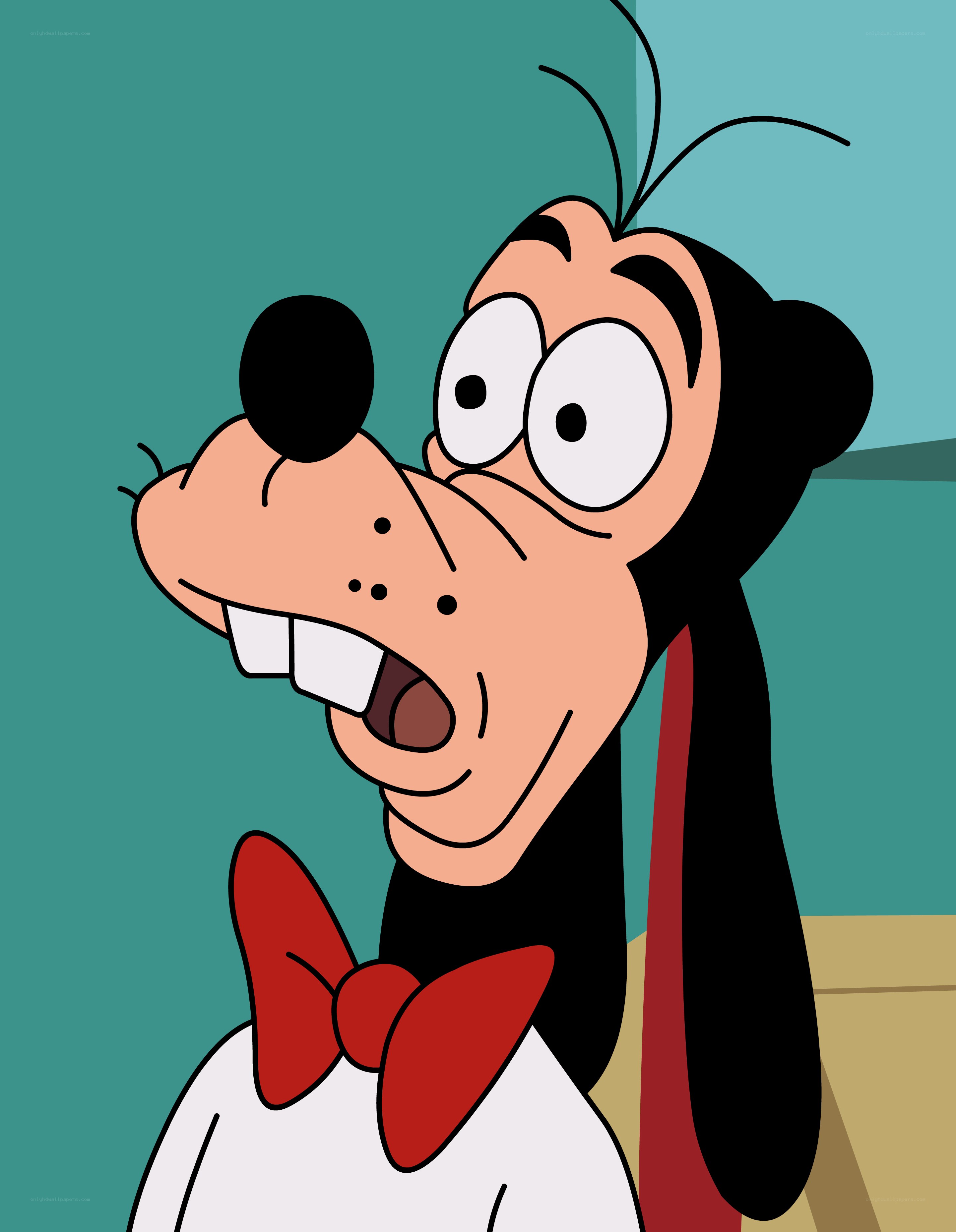 Goofy with red bowtie