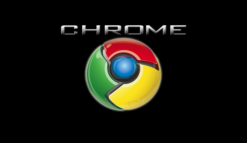 Google Chrome Logo — Black