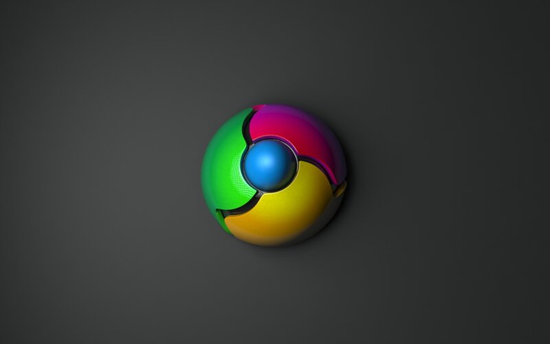 Google Chrome Logo — Green, Neutral