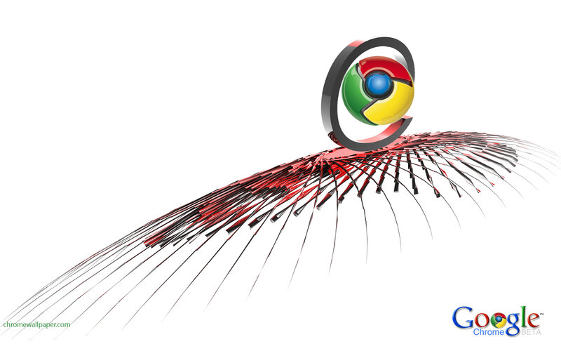 Google Chrome Logo — Red, Dynamic