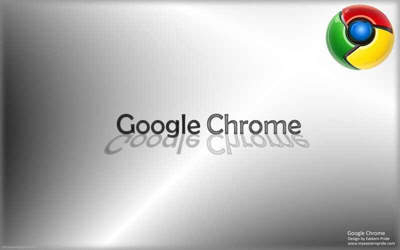 Google Chrome logo wallpaper