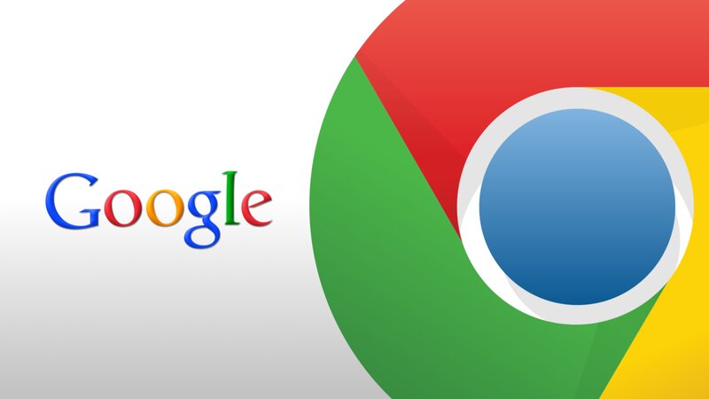 Google Chrome Logo — White, Clean, Modern