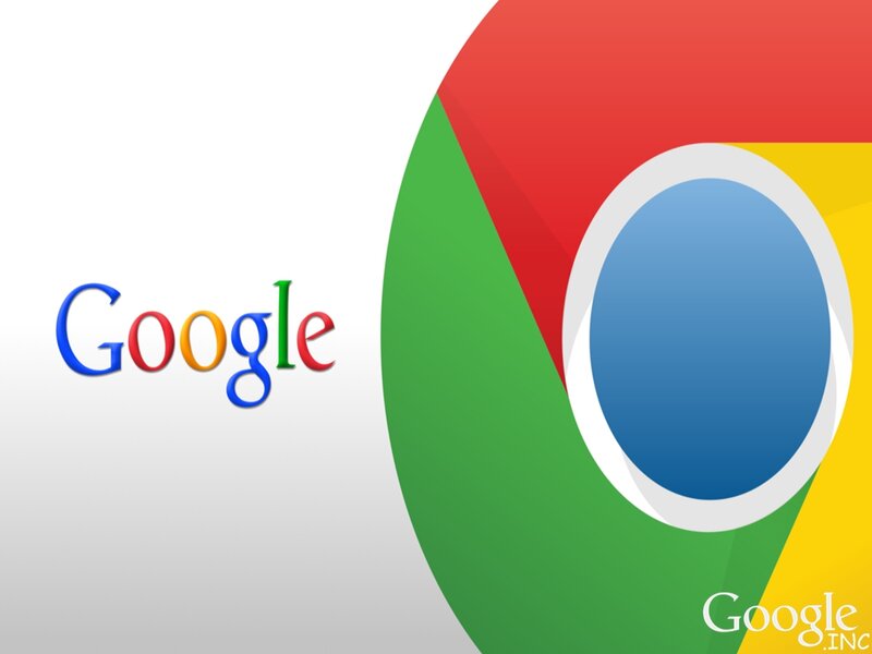 Google Chrome Logo — White, Neutral
