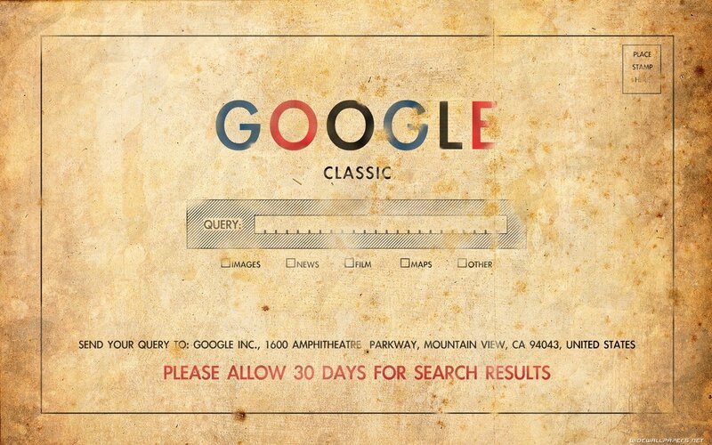 Google Classic Vintage Design