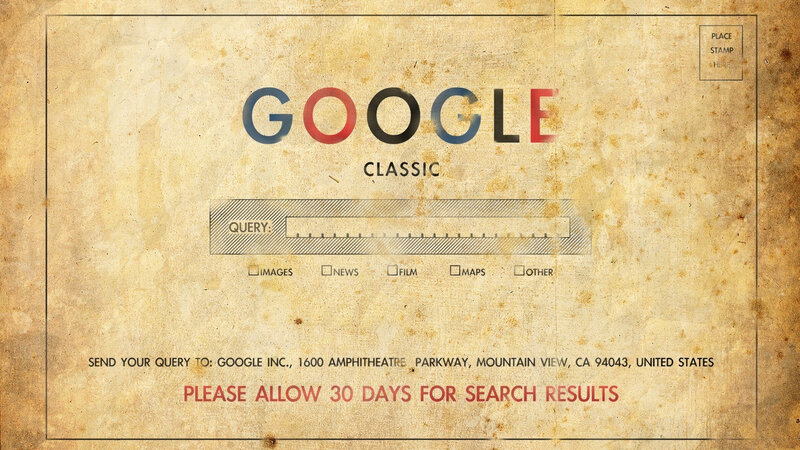 Google Classic vintage design