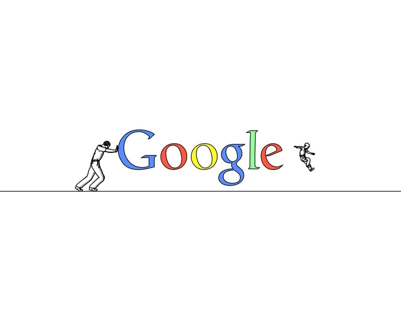 Google Doodle with figures