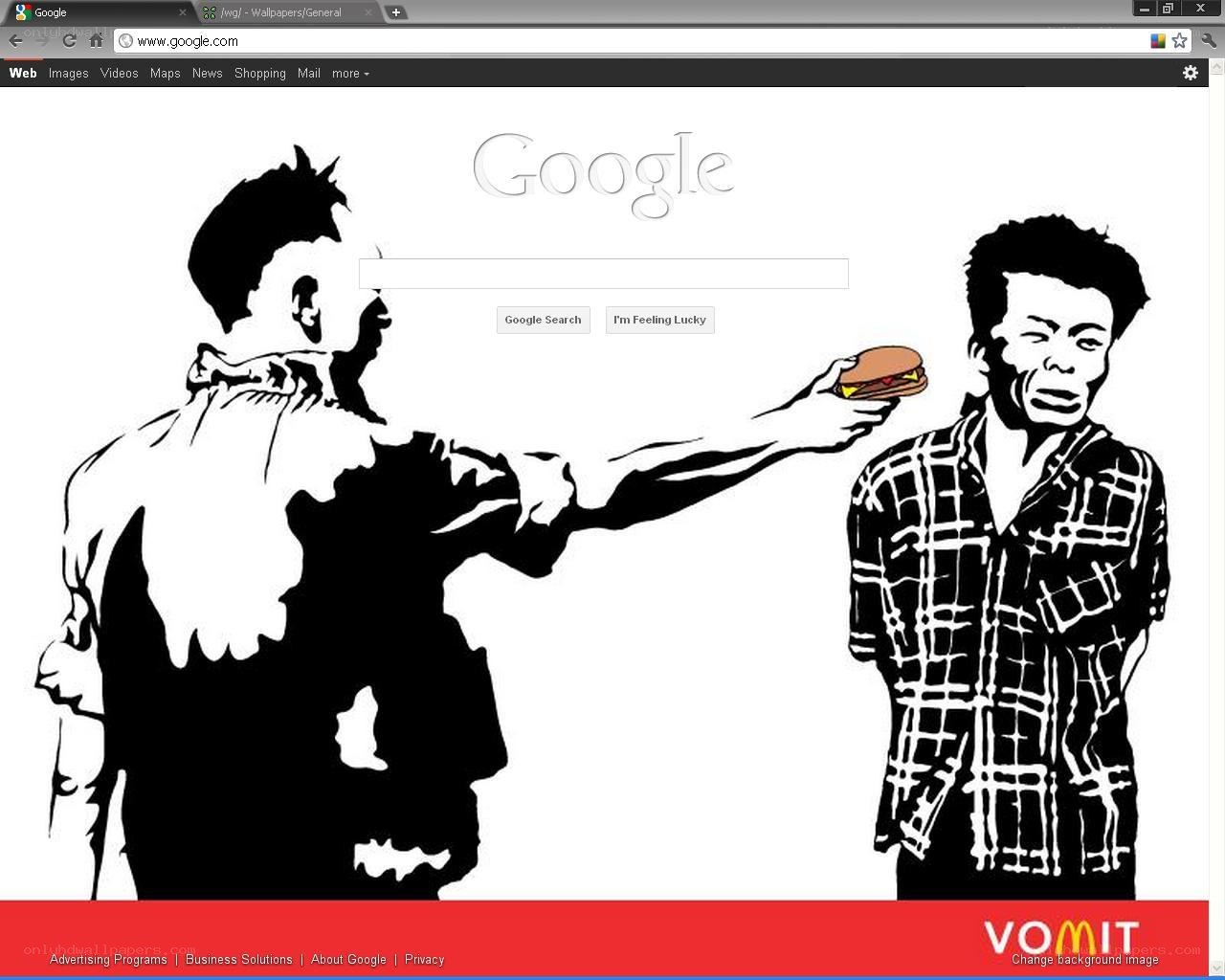 Google Doodle with Vomit Meme