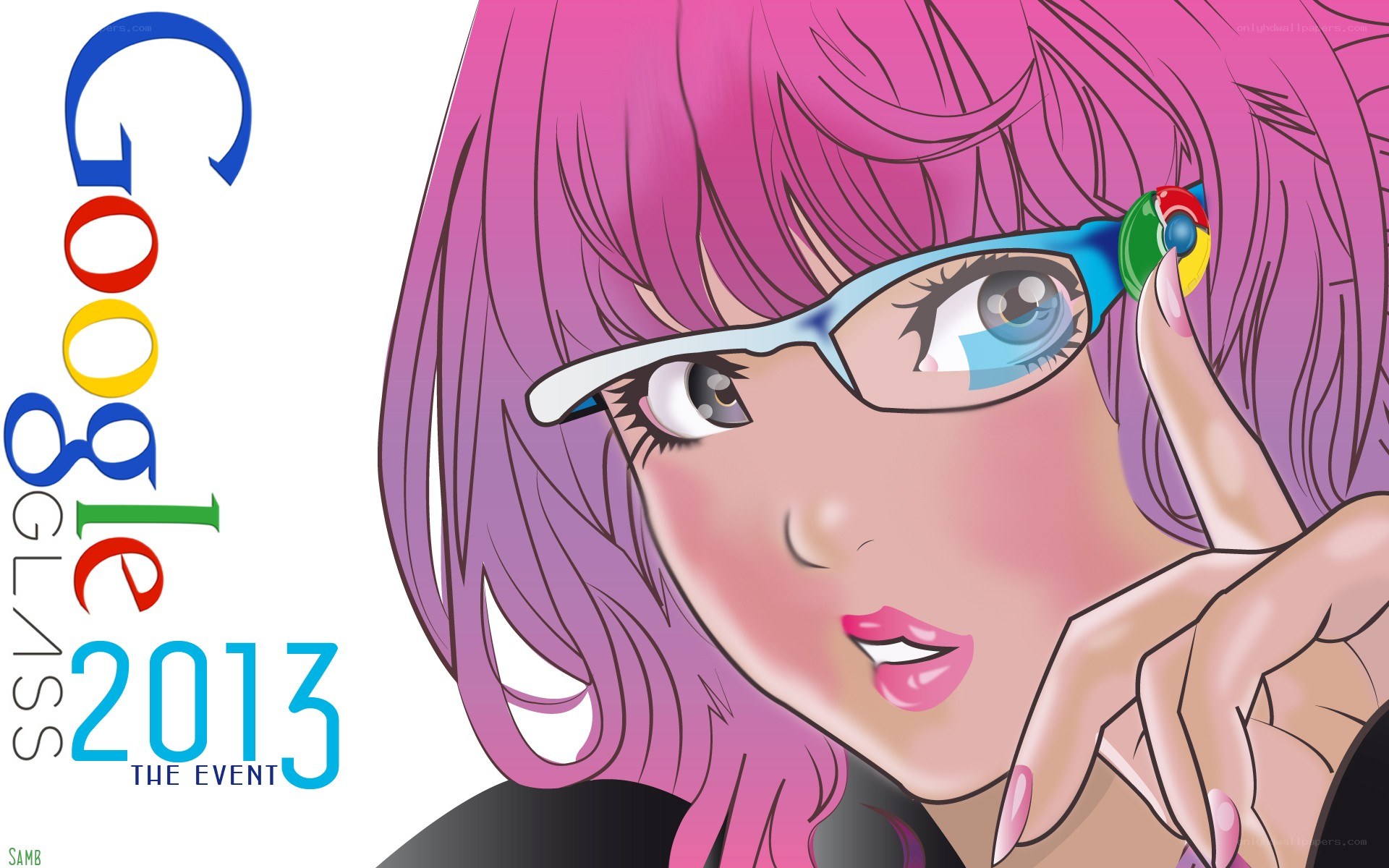Google Glass 2013 event art