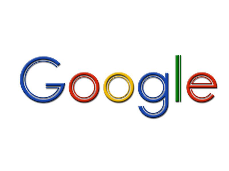 Google Logo — Blue, Neutral, Vector Art, Text